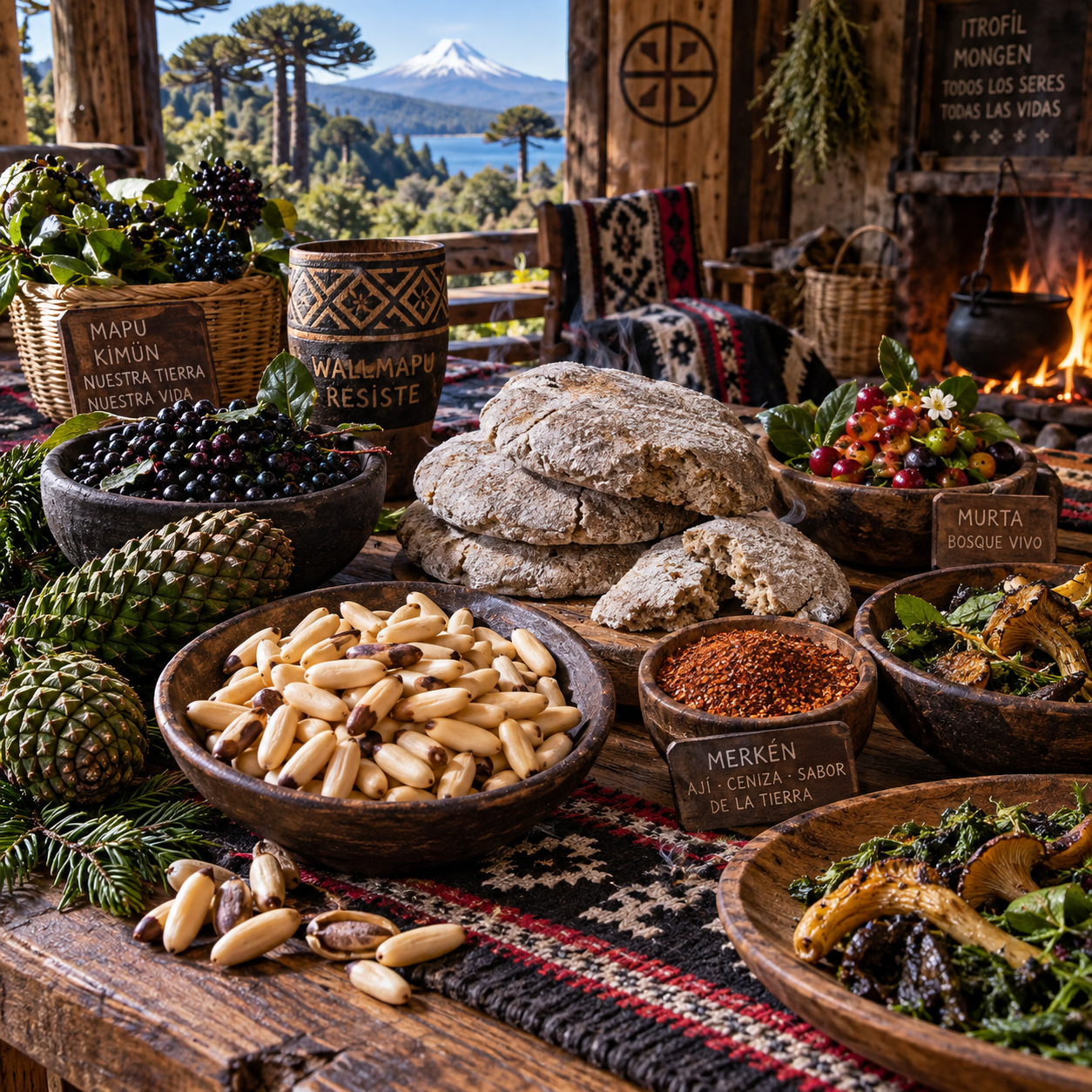 Cocina mapuche: ingredientes ancestrales y preparaciones tradicionales de Chile
